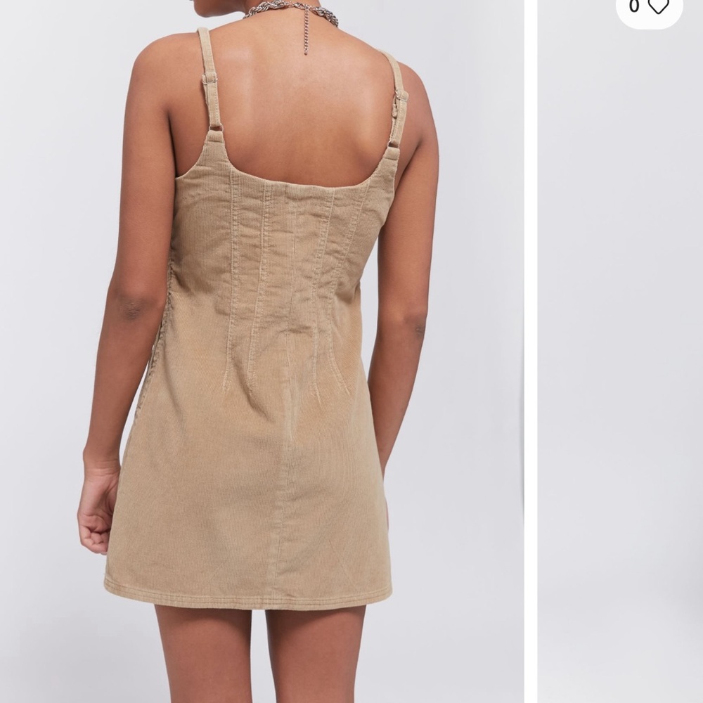 BDG Structured Scoop Mini Dress - Picture 3 of 5